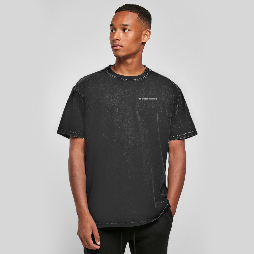 OVERSIZED TEE - WASHED BLACK