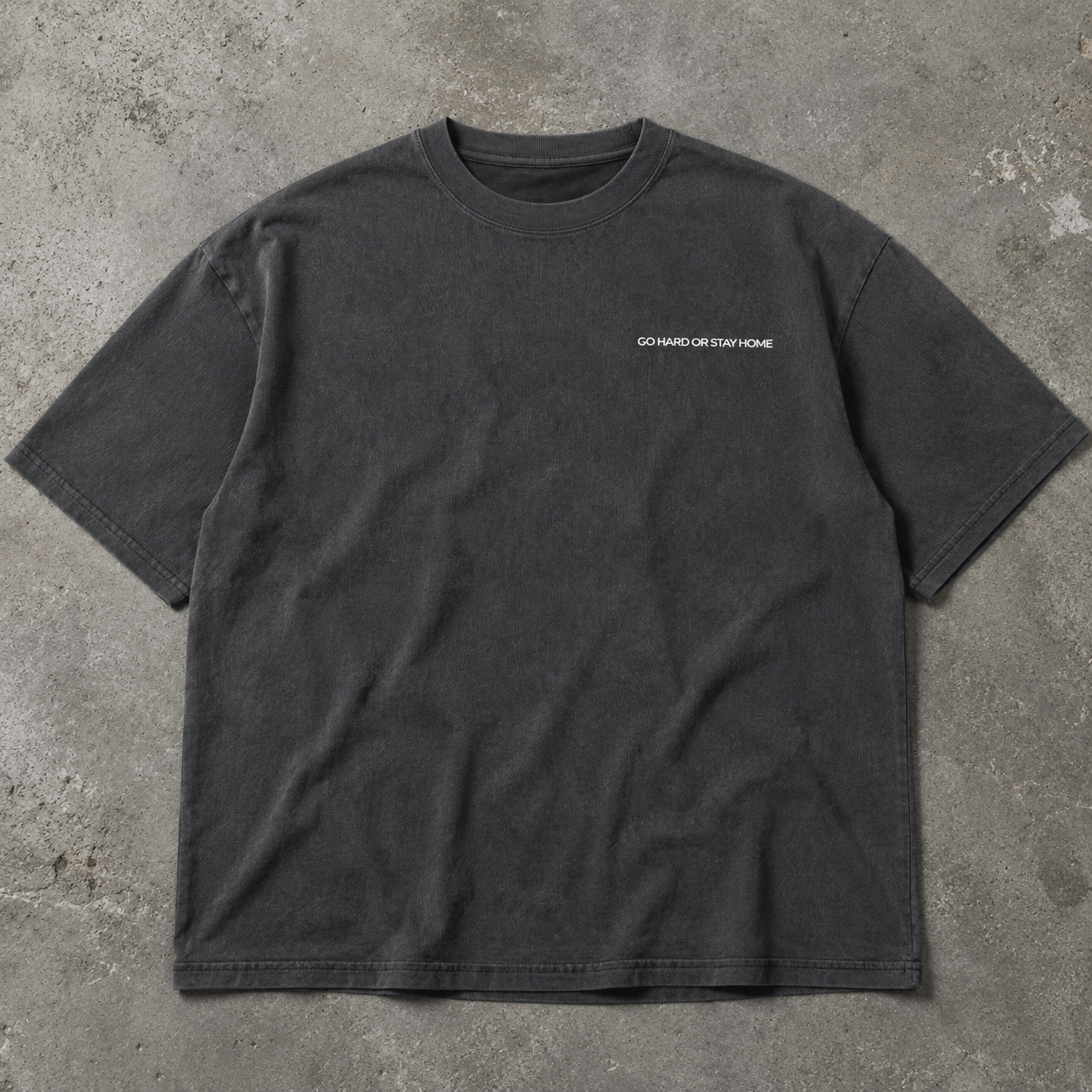 OVERSIZED TEE - WASHED BLACK