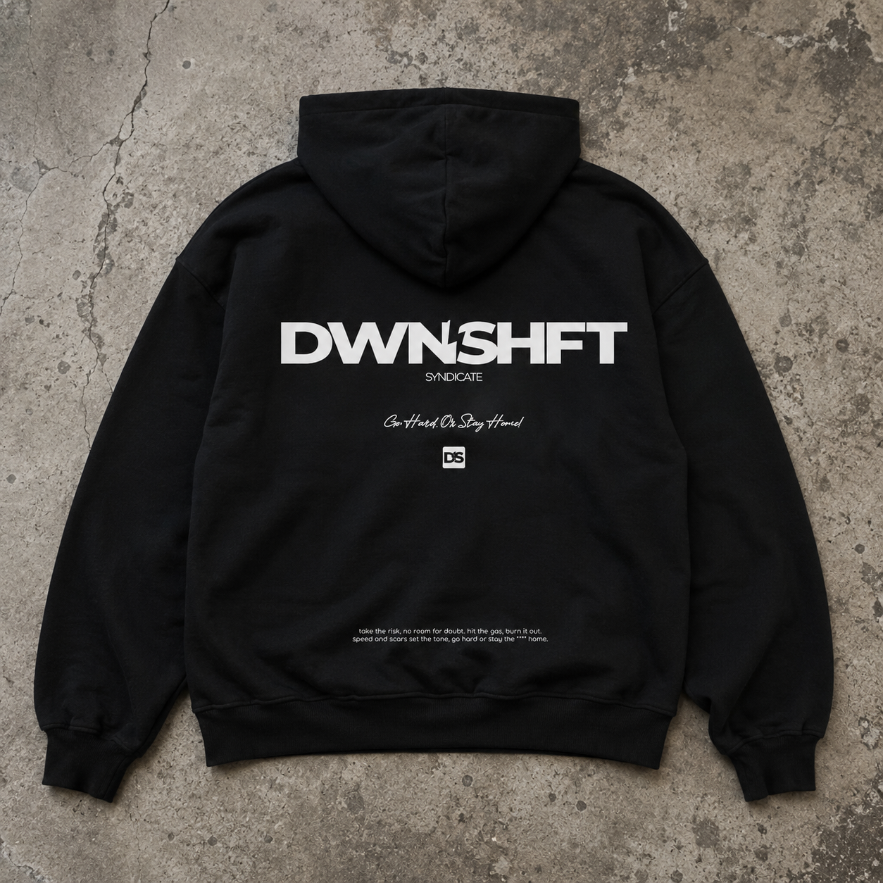 OVERSIZED ZIPPER - BLACK