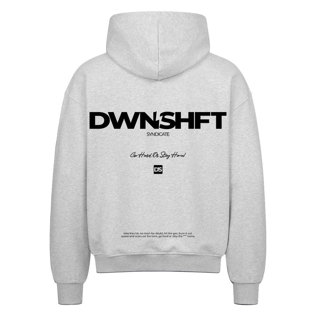 OVERSIZED ZIPPER - GREY