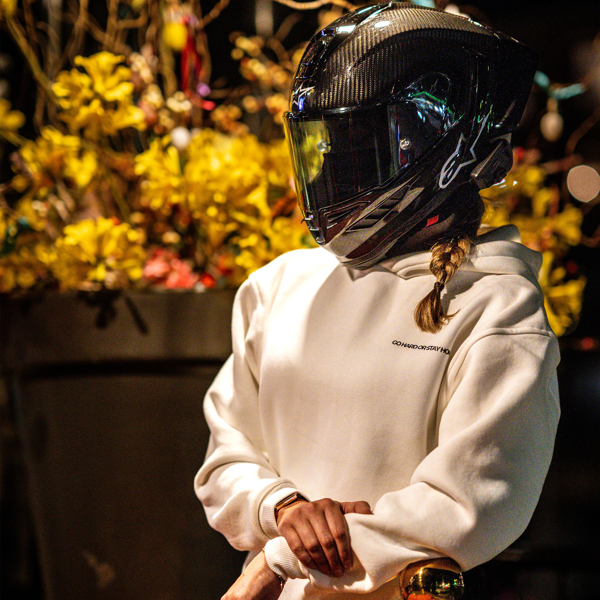 OVERSIZED HOODIE - NATURAL RAW