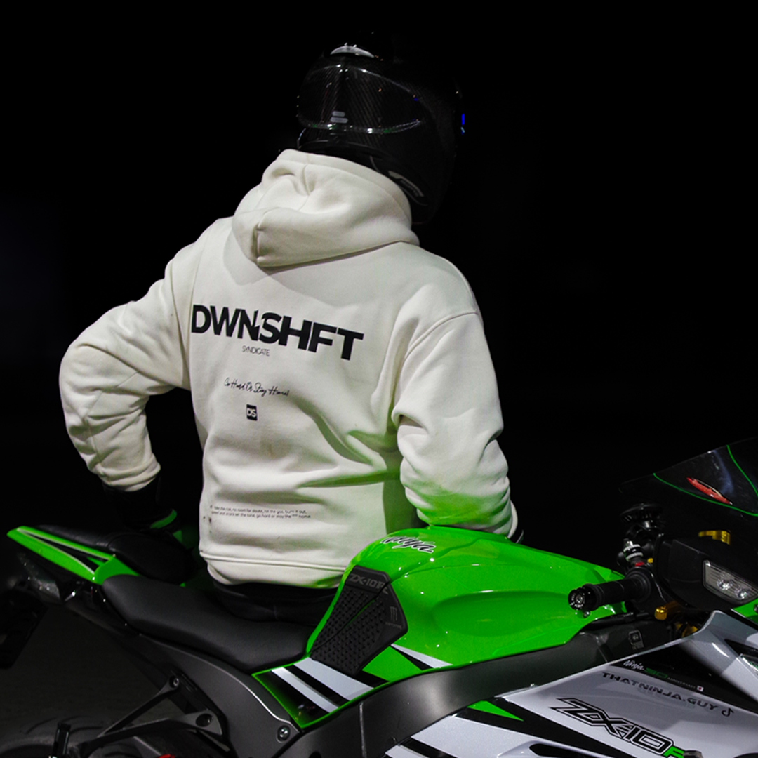 OVERSIZED HOODIE - WHITE