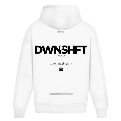 OVERSIZED HOODIE - WHITE